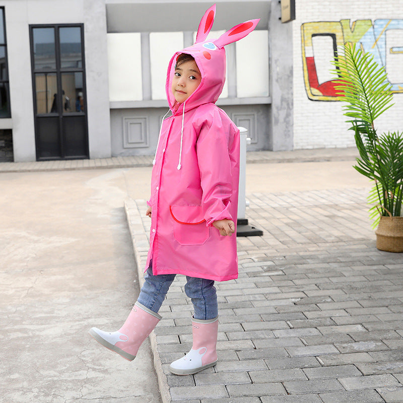 Factory Wholesale Oxford Cloth Children's Raincoat Thickened Rain Poncho Cartoon Baby Rain Gear for Kindergarten Boys and Girls - image 1
