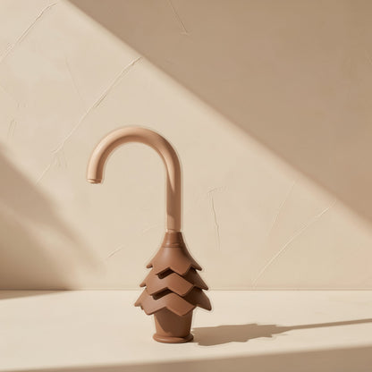 Silicone door stopper described as an anti-pinch door-gap protector, with pine tree and little bear designs - view 2