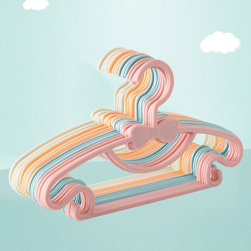 Children's Small Clothes Hanger, Baby Clothes Hanger, Multi-Functional Newborn Baby Household Cute Non-Slip Clothes Hanger, Traceless Clothes Drying Rack - image 1