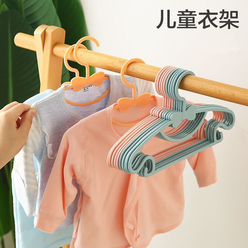 Children's Small Clothes Hanger, Baby Clothes Hanger, Multi-Functional Newborn Baby Household Cute Non-Slip Clothes Hanger, Traceless Clothes Drying Rack - image 2
