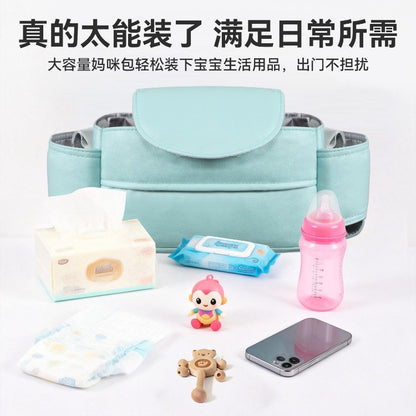 Cross-border baby stroller storage bag, waterproof, large capacity, universal and convenient storage bag, baby stroller hanging bag - image 3
