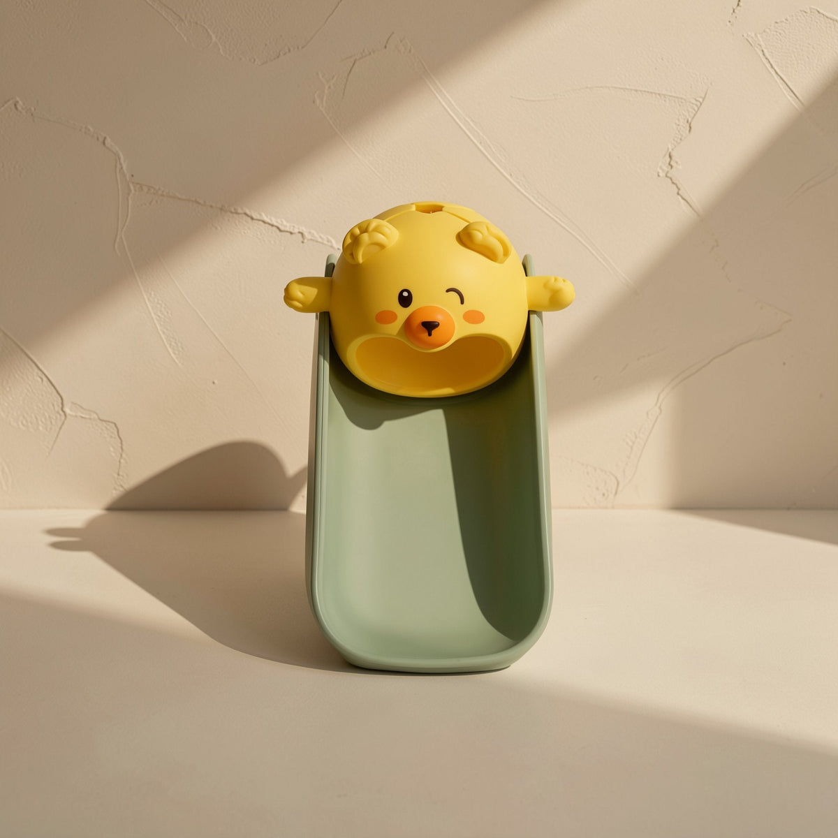 Silicone faucet extender with a cute cartoon design for children's hand washing