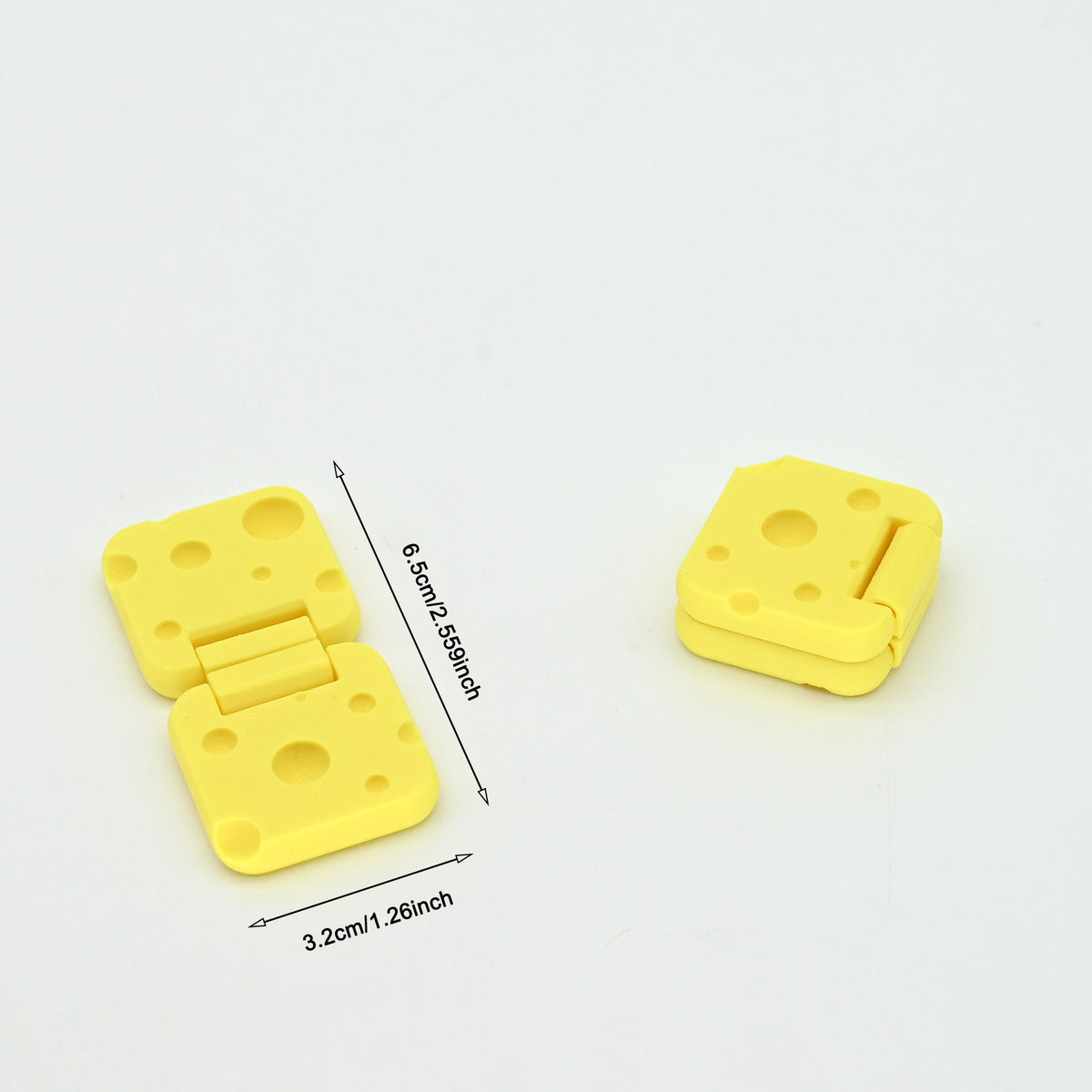 3D Printed Cheese Slider Fidget Toy, Fingertip Rotating Stress Relief Gadget, Creative Educational Small Toy - image 4