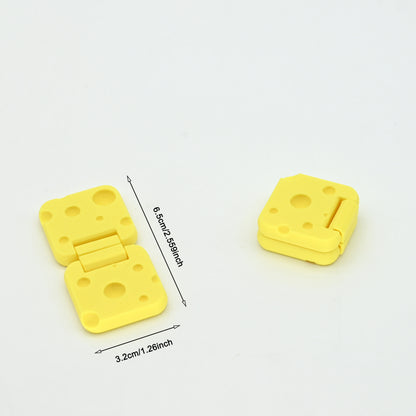 3D Printed Cheese Slider Fidget Toy, Fingertip Rotating Stress Relief Gadget, Creative Educational Small Toy - image 4