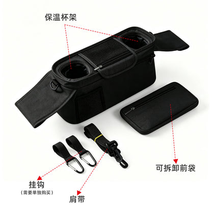 Baby Stroller Hanging Bag, Multi-Functional Storage Bag, Universal Large-Capacity Storage Bag, Stroller Bag, Baby Umbrella Stroller Bag - image 3