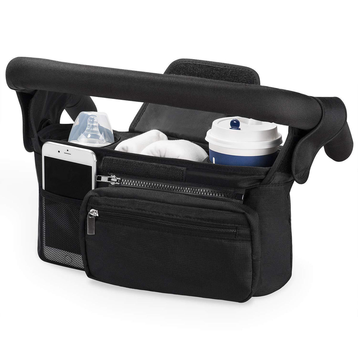 Baby Stroller Hanging Bag, Multi-Functional Storage Bag, Universal Large-Capacity Storage Bag, Stroller Bag, Baby Umbrella Stroller Bag - image 5