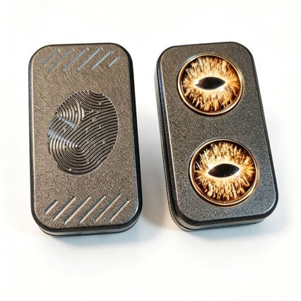 Owl Edc Fidget Spinner Slider Push Toy Metal Fidget Toy Trendy Toy Stress Relief Portable Decompression Gadget - image 3