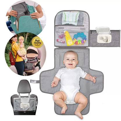 Baby Diaper Changing Pad, Portable Diaper Changing Mat for Outings, Stroller Hanging Type, Newborn Urine Barrier - image 4