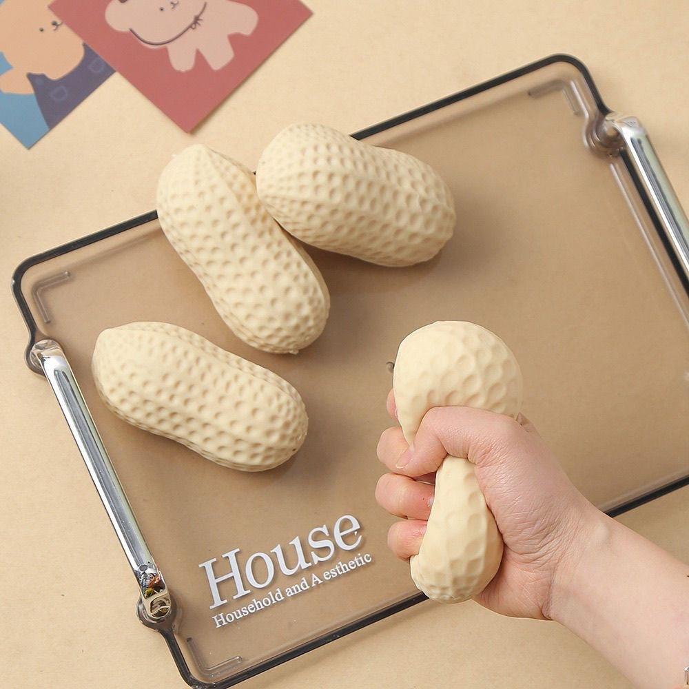 Tiktok-Style Creative Realistic Peanut Squeeze Toy, Anti-Anxiety Stress Relief Toy, Fun Food-Themed Stress-Relief Toy Gadget - image 1