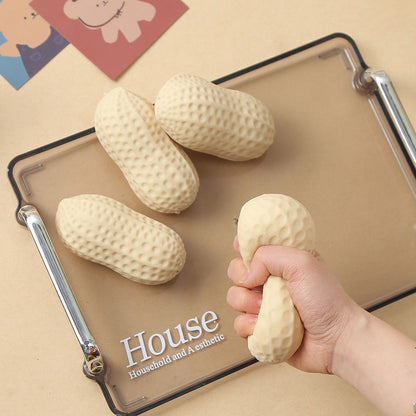 Tiktok-Style Creative Realistic Peanut Squeeze Toy, Anti-Anxiety Stress Relief Toy, Fun Food-Themed Stress-Relief Toy Gadget - image 1