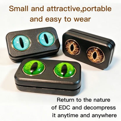 Owl Edc Fidget Spinner Slider Push Toy Metal Fidget Toy Trendy Stress Relief Portable Decompression Gadget - image 1