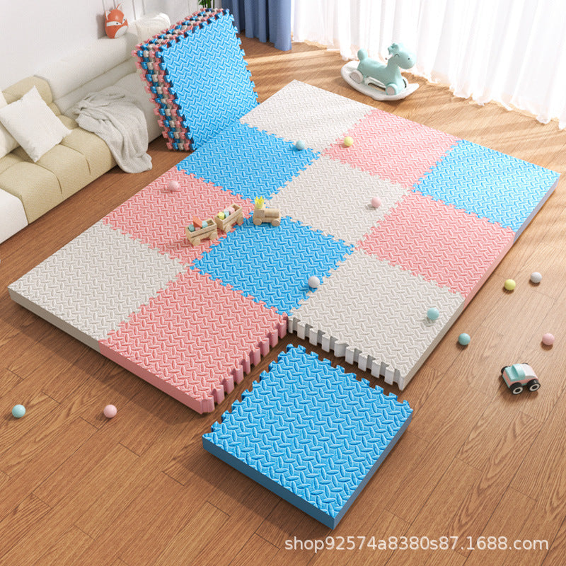 Cross-Border Exclusive Supply of Leaf-Patterned Foam Floor Mats, Thickened Interlocking Crawling Mats, Large Crawling Mats, Baby and Children's Puzzle Mats - image 2