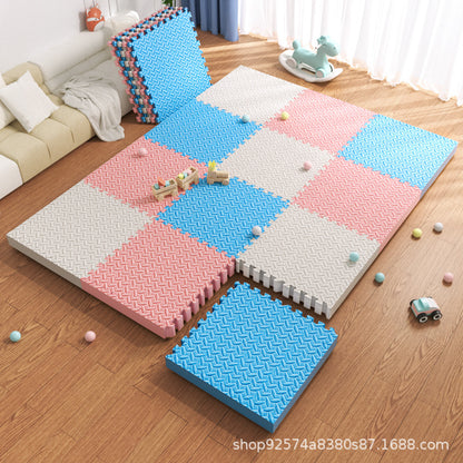 Cross-Border Exclusive Supply of Leaf-Patterned Foam Floor Mats, Thickened Interlocking Crawling Mats, Large Crawling Mats, Baby and Children's Puzzle Mats - image 2