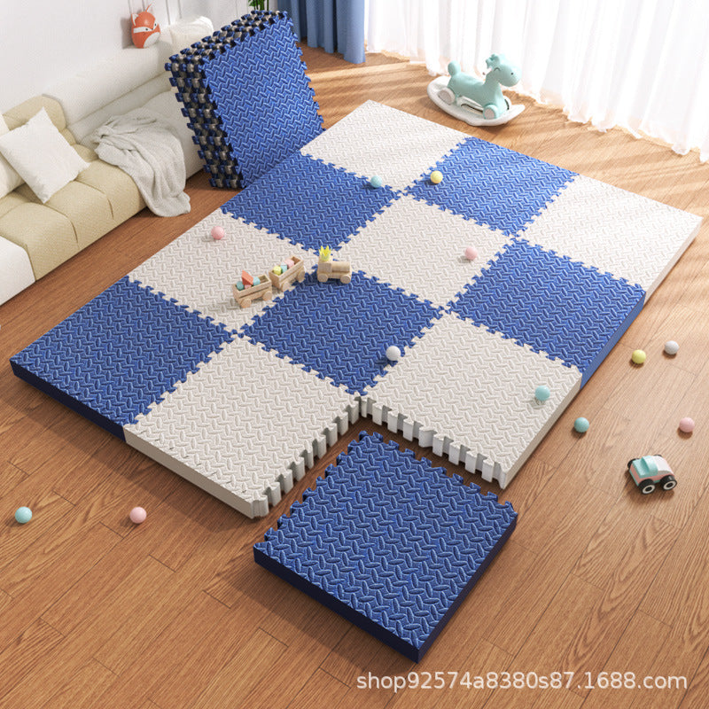 Cross-Border Exclusive Supply of Leaf-Patterned Foam Floor Mats, Thickened Interlocking Crawling Mats, Large Crawling Mats, Baby and Children's Puzzle Mats - image 3
