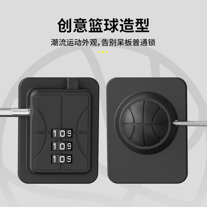 Child Safety Lock, Three-Digit Password Steel Wire Refrigerator Lock, Abs Steel Wire Rope Drawer Lock, Window Lock, Door Cabinet Lock - image 3