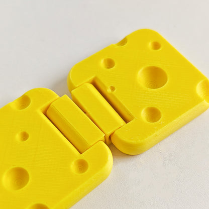 3D Printed Personalized Creative and Cute Yellow Cheese Fingertip Slider Stress Relief Toy Rotating Flip Toy - image 3