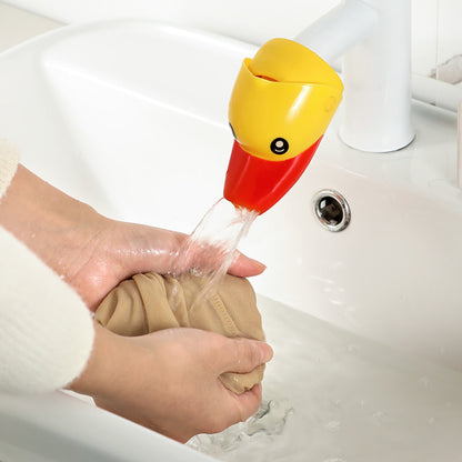 Children's Faucet Extender Water Guide Groove Cute Extended Water Guide Device Baby Cartoon Silicone Hand Washing Extender - image 4