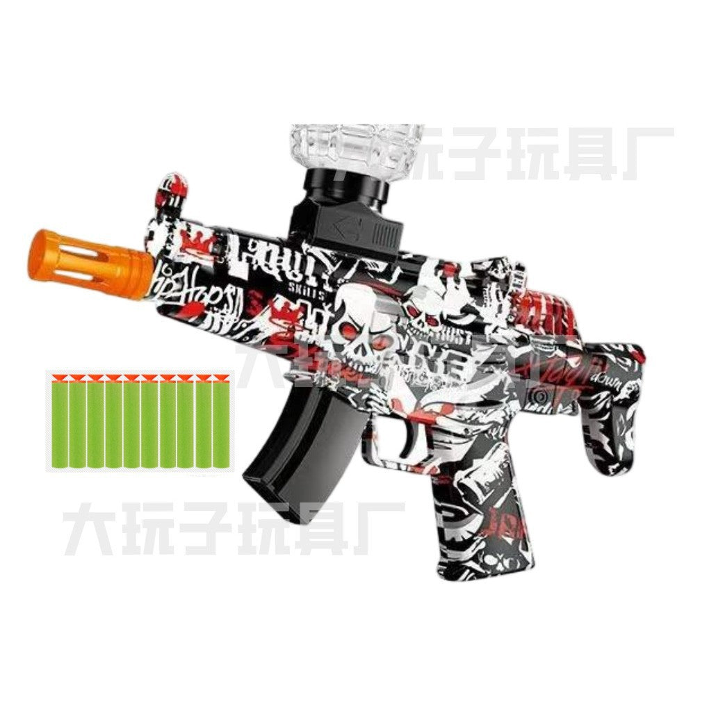 Factory Direct Sales Ak47 Toy Gun Graffiti M416 Cross-Border Amazon Mp5 Cross-Border Popular Short Assault Toy Gun - image 4