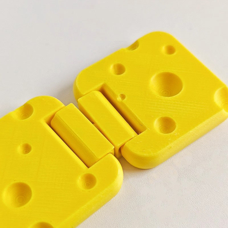 3D Printed Personalized Creative and Cute Yellow Cheese Fingertip Slider Stress Relief Toy Rotating Flip Toy - image 4