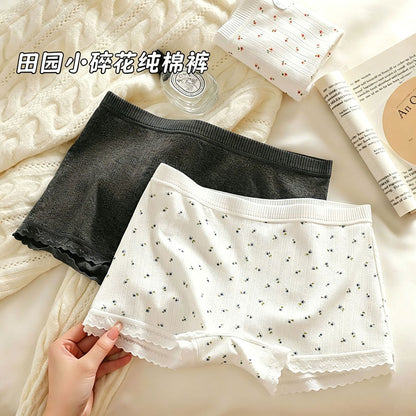 Female Student Boxer Briefs, Type a Baby Cotton, 7A Antibacterial Crotch, Summer Thin Style, Two-In-One Safety Underwear - image 2