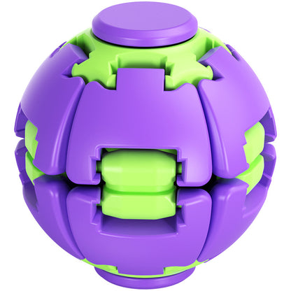 Cross-Border Popular Stress-Relief Ball, Colorful 3D Printed Press-And-Spin Ball, Fingertip Gyro, Educational Stress-Relief Small Toy Wholesale - image 5