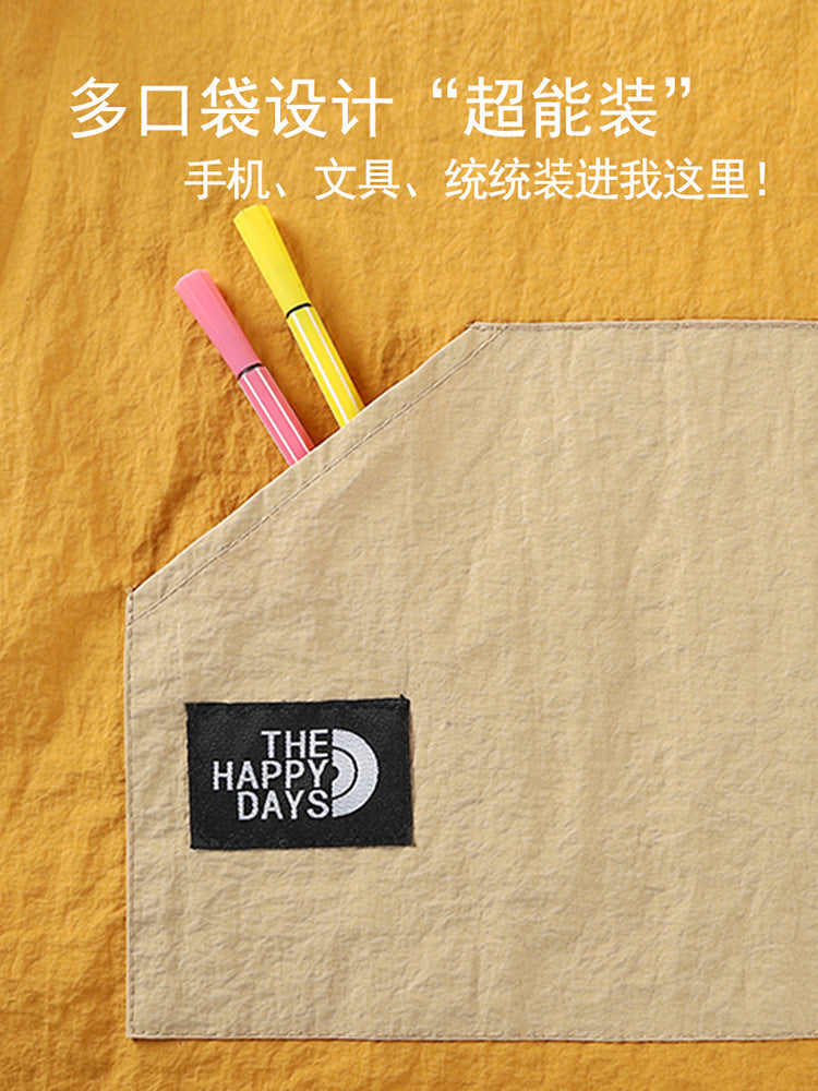 Baby Long-Sleeved Waterproof Smock, Anti-Dirty Protective Clothing for Infants and Children, Eating Bib, Painting Apron, Can Be Printed with Logo - image 5