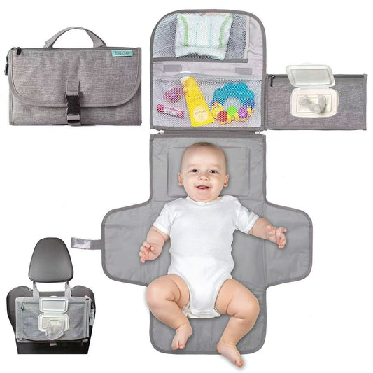 Baby Diaper Changing Pad Portable Travel Diaper Changing Mat Bag Stroller Hanging Type Newborn Diaper Protector - image 1