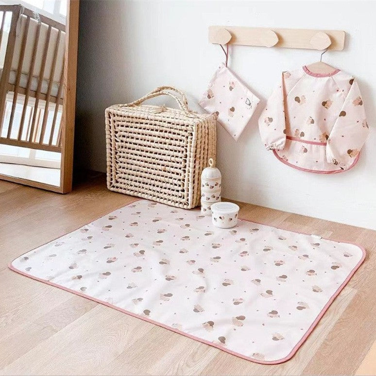 Ins Baby Portable Diaper Changing Pad Foldable Changing Mat Multifunctional Baby Changing Table Diaper Pad - image 4