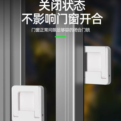 Window Limiters, Sliding Door Safety Locks, Wardrobe Sliding Door Anti-Push Fixed Anti-Fall Child Protection Locks Wholesale - image 3