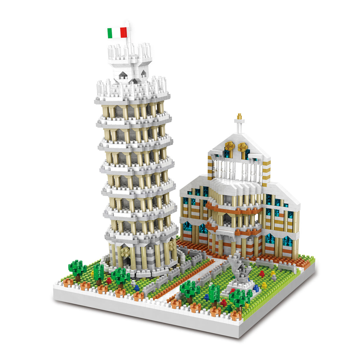 Cross-Border Popular Building Block Set of the World-Famous Landmark Leaning Tower of Pisa, a Puzzle Assembly Toy with Micro-Particles - image 5