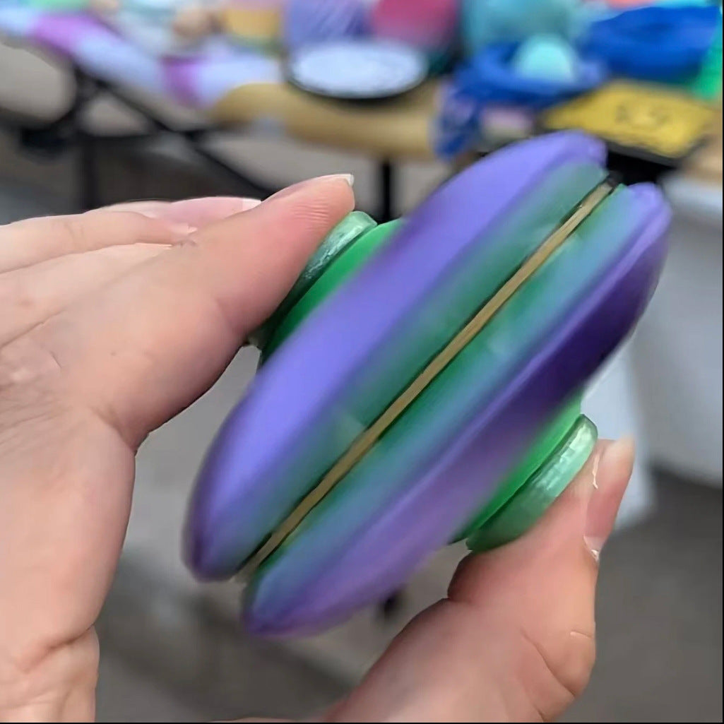 3D Printed Dopamine Pressure Deformable Rotating Ball Fingertip Spinning Top Stress Relief Toy Massage Ball - image 4