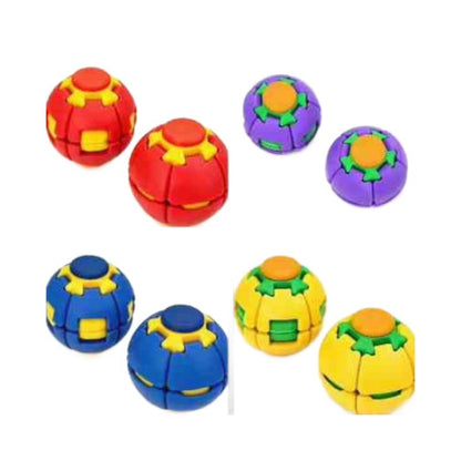 3D Printed Dopamine Pressure Deformable Rotating Ball Fingertip Spinning Top Stress Relief Toy Massage Ball - image 5