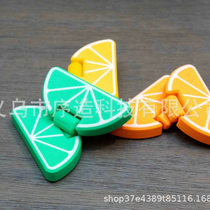 3D Printed Citrus Slider Flip Stress Relief Creative Cross-Border Bestseller Finger Play Dopamine Fidget Toy - image 2