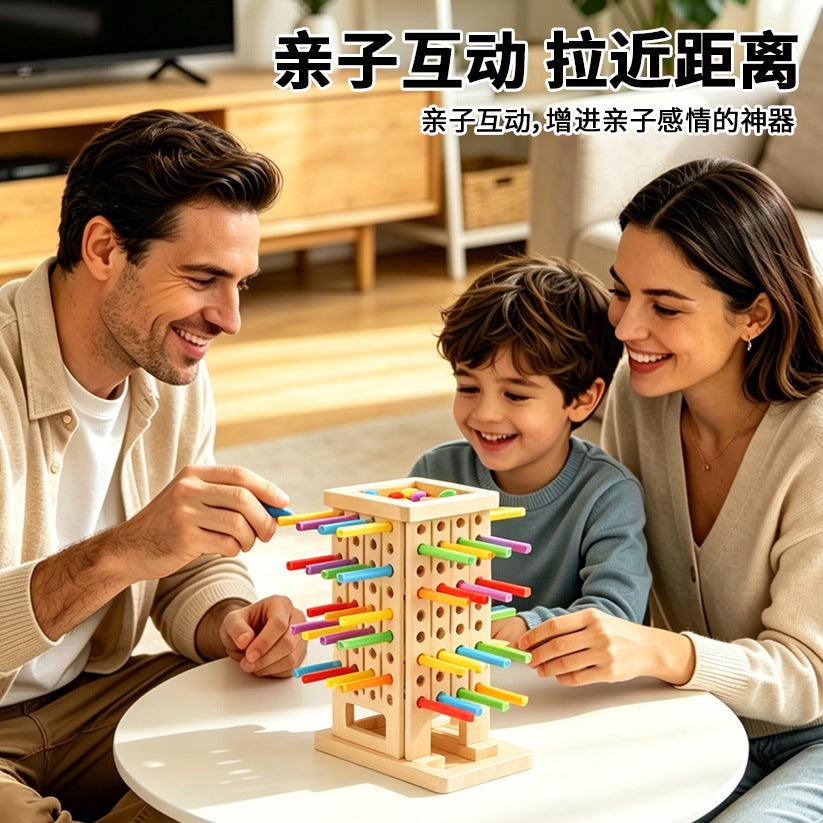 Cross-Border Stick-Balancing Game, Color Recognition, Concentration, Parent-Child Interaction, Cross-Border Board Game, Educational Toy - image 4