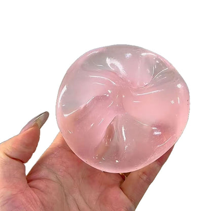 Handmade cherry pink transparent squishy toy, creative toy, popular online sensation, maltose stress-relief gadget, gift - image 5
