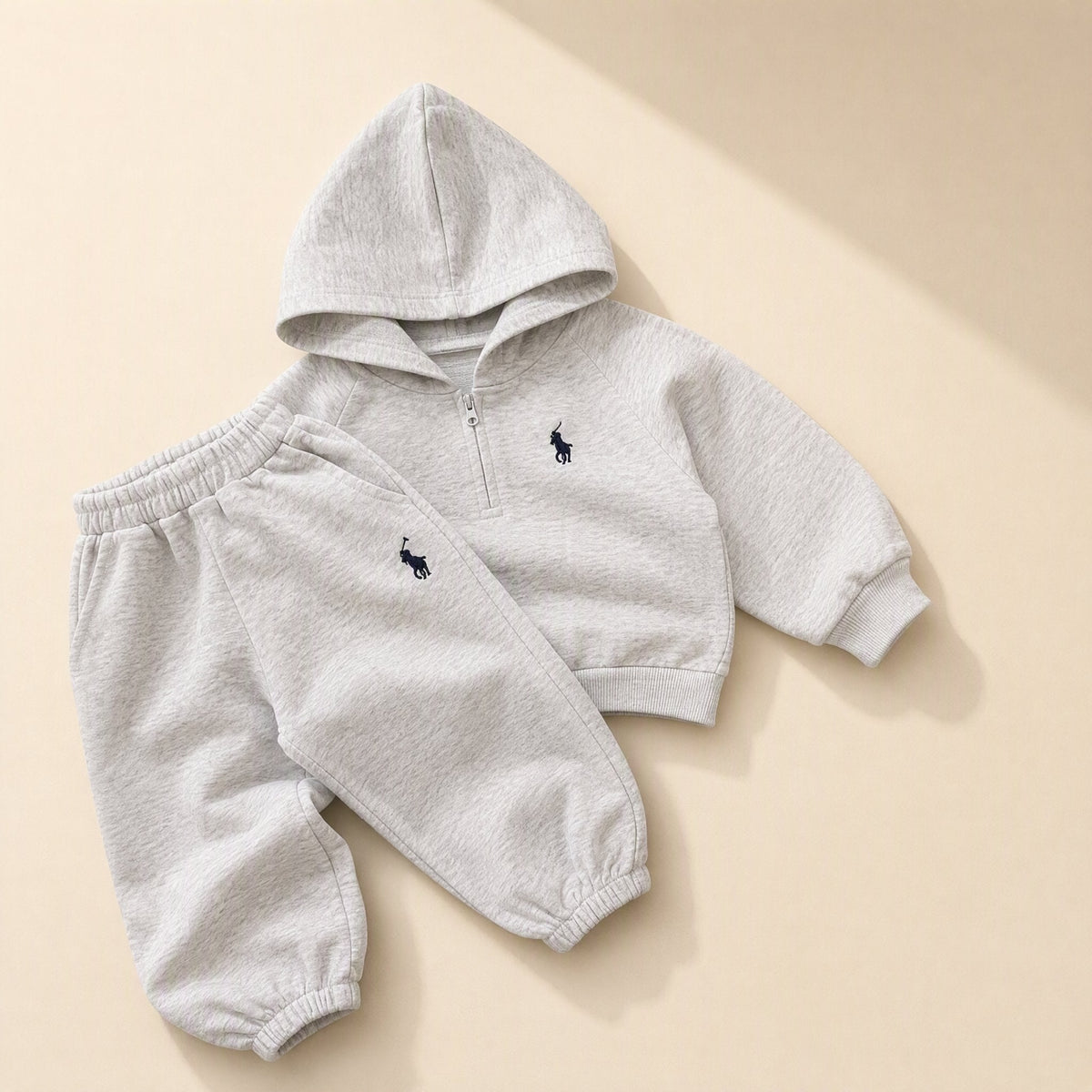 Children's two-piece set with a hooded long-sleeve sweatshirt and pants - view 5