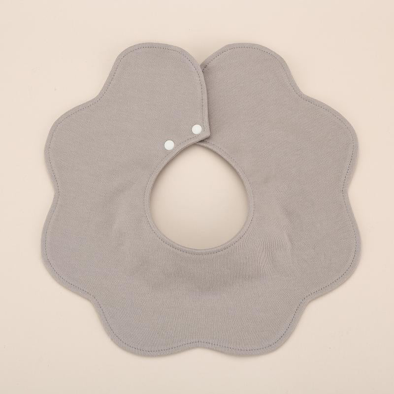 Korean-style ins baby bib, newborn saliva towel, baby bib, pure cotton double-sided children's saliva pocket - image 2