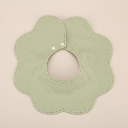 Korean-style ins baby bib, newborn saliva towel, baby bib, pure cotton double-sided children's saliva pocket - image 3