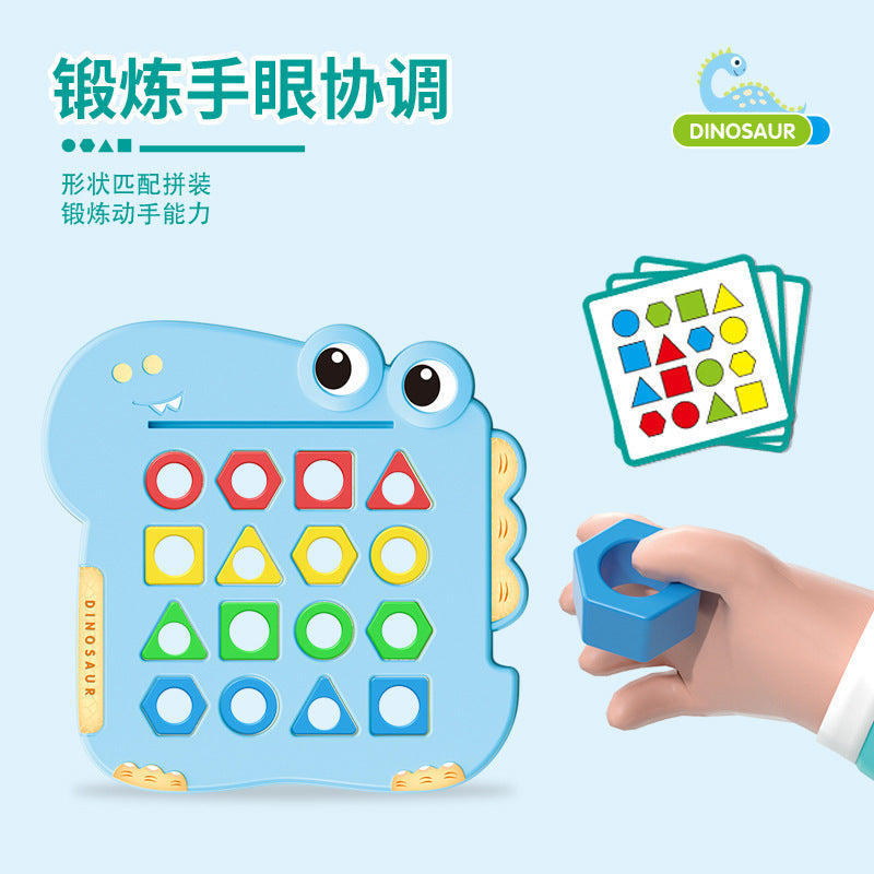 Baby Early Education Geometric Shape Matching Board Educational Thinking Training Parent-Child Interactive Tabletop Game Toy Cross-Border - image 4