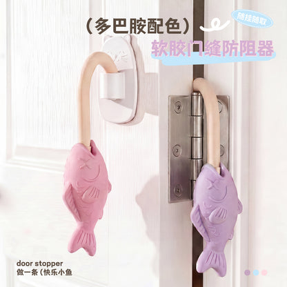 Baby Door Gap Anti-Pinch Door Stopper, Child-Proof Silicone Door Stopper, Anti-Door Pinch Safety Door Blocker, Door Gap Limiter - image 2