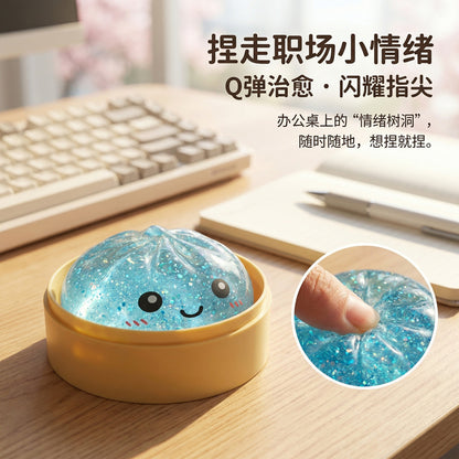 Cross-border bestseller maltose toy stress-relief sensory venting gadget, stress-relief toy squeeze toy bun - image 3
