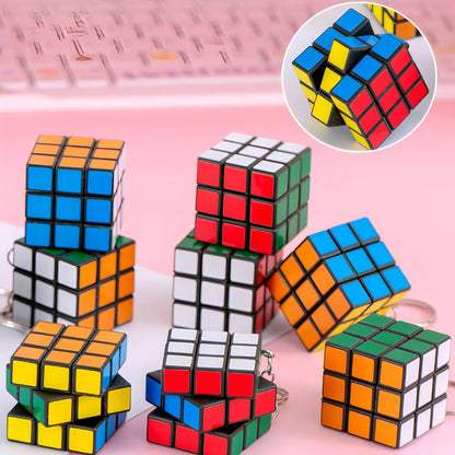 3x3 Mini Cube Pendant Keychain Educational Toy for Children Stress Relief Small Cube Wholesale Cross-Border Bestselling Toy - image 3