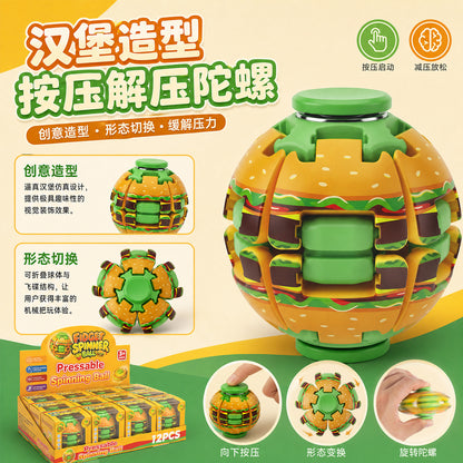 Amazon's new press-and-rotate gyro ball stress-relief toy EDC fidget spinner toy direct from the factory - image 4