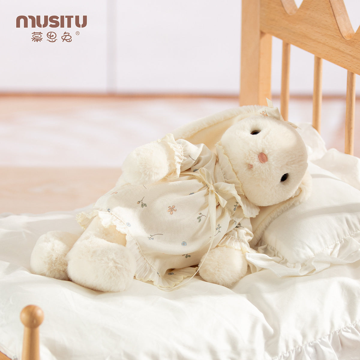 Cartoon Annie Rabbit Plush Toy Doll Cute Little White Rabbit Stuffed Doll Children's Comfort Sleeping Pillow Gift - image 3