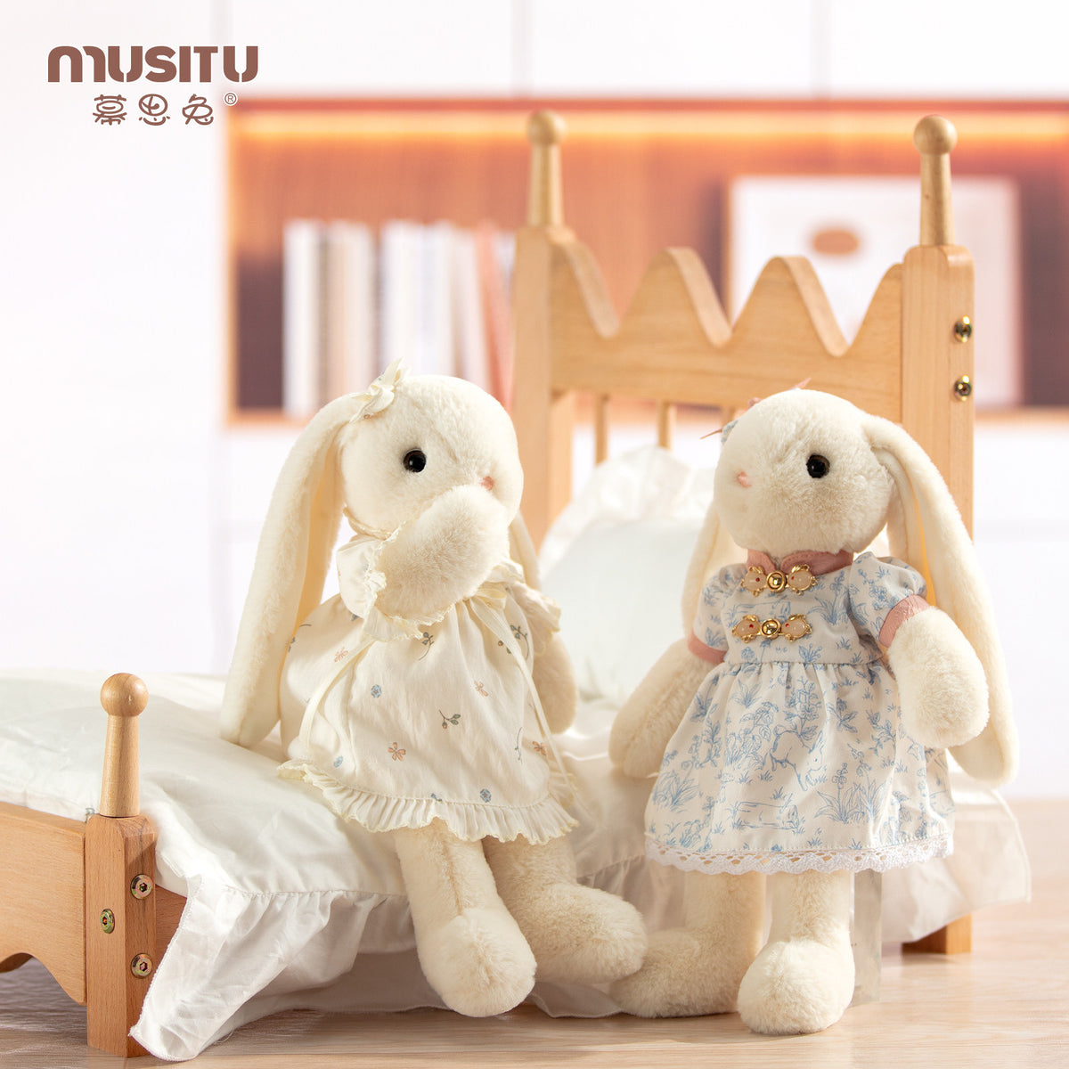 Cartoon Annie Rabbit Plush Toy Doll Cute Little White Rabbit Stuffed Doll Children's Comfort Sleeping Pillow Gift - image 4
