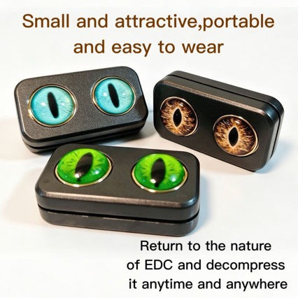 Owl EDC Fidget Spinner Slider Pusher Metal Fidget Toy Trendy Toy Portable Stress Relief Gadget - image 1