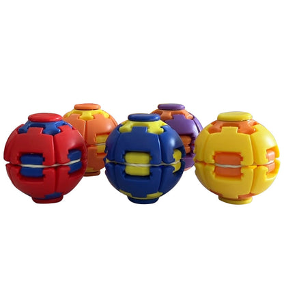 Hot-selling new product: press-and-rotate ball stress-relief fidget spinner, press-and-rotate spinner with dazzling lights, transformable stress-relief toy - image 5