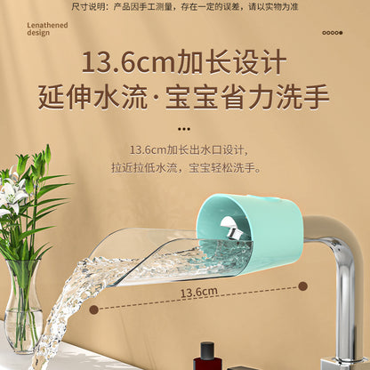 Faucet Extender for Children, Baby Hand Washing Aid, Cartoon Extended Length, Home Daily Use Set - image 2