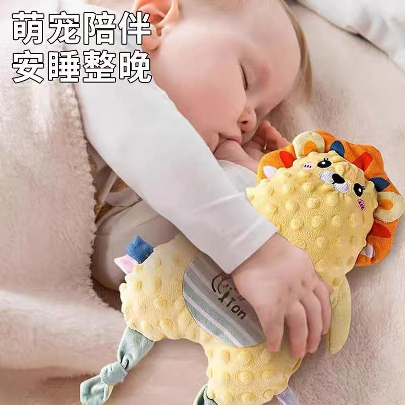 Soothing doll, baby comfort blanket, chewable plush toy, baby sleep aid, plush puppet, teething toy - image 2