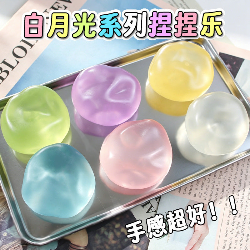 Cross-border bestseller coconut oil handmade stress-relief toy, high aesthetic plasticine-like Vaseline stress-relief ball - image 1